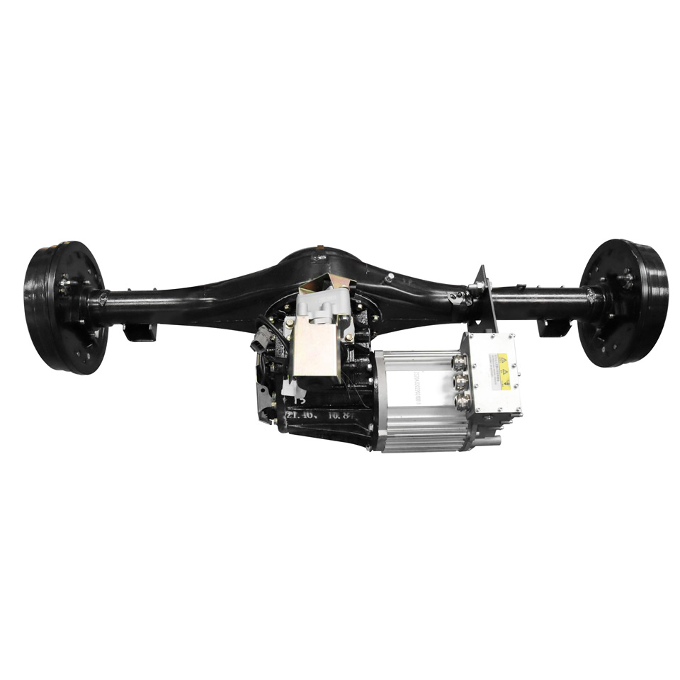 Semi floating rear axle assembly